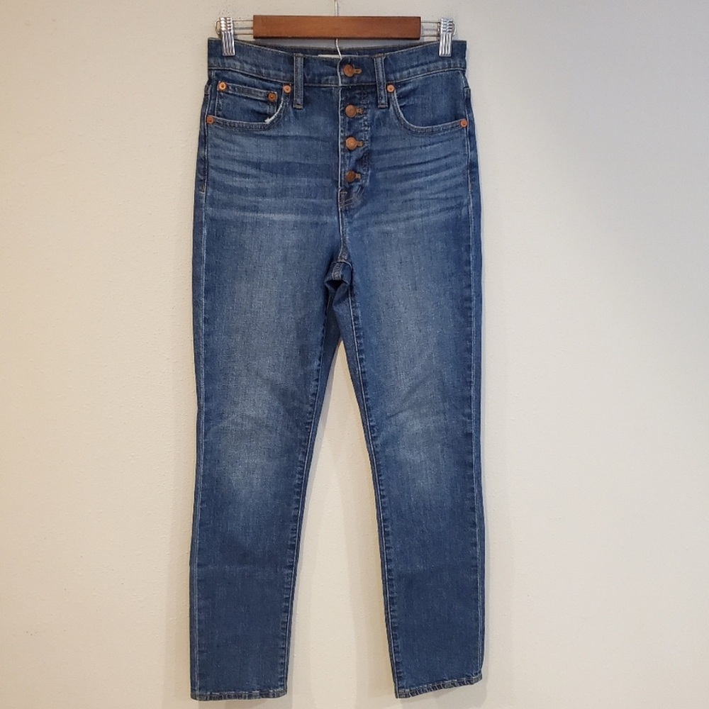 Madewell Buttonfly Perfect Vintage Crop Jeans Size 25